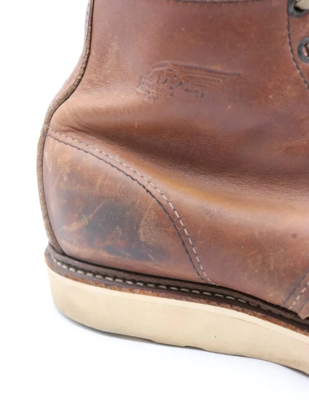 Red Wing Moc Toe 1905 Men's Size 13 EE Brown Leather Soft Toe Boots Made In USA